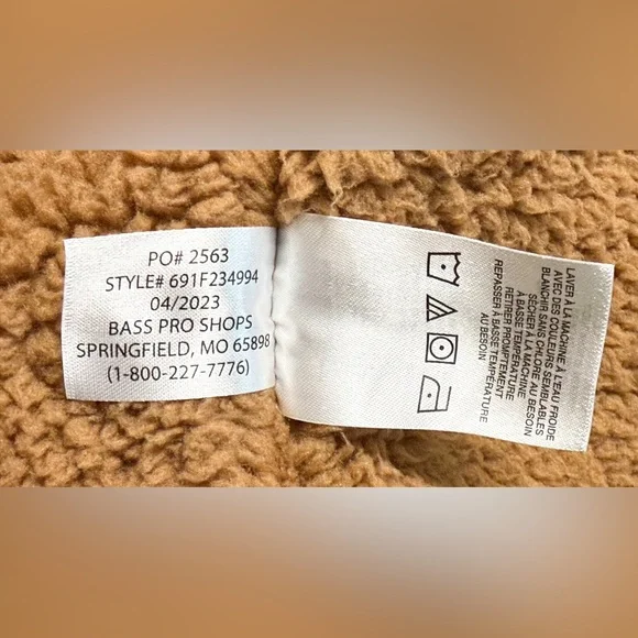 Bass Pro Shops Youth L Hooded Fleece-Lined Vest | Green Black Outdoor - Picture 12 of 16